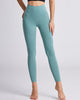 Slim High Waist Solid Color Side Pocket Women Plus Size Yoga Legging Purple Green Light Blue Black S-3XL