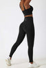 Maxpieny™  Buttery-soft Black Tulip Leggings