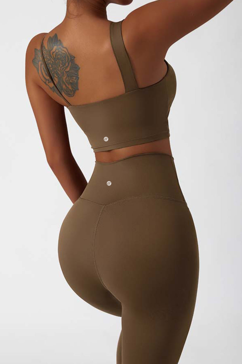 Maxpieny™ Buttery-soft Khaki Tulip Leggings