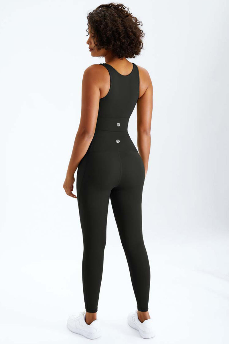 Maxpieny™ High Stretch Black Pine Leggings
