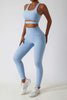 Maxpieny™  Buttery-soft Blue Tulip Leggings