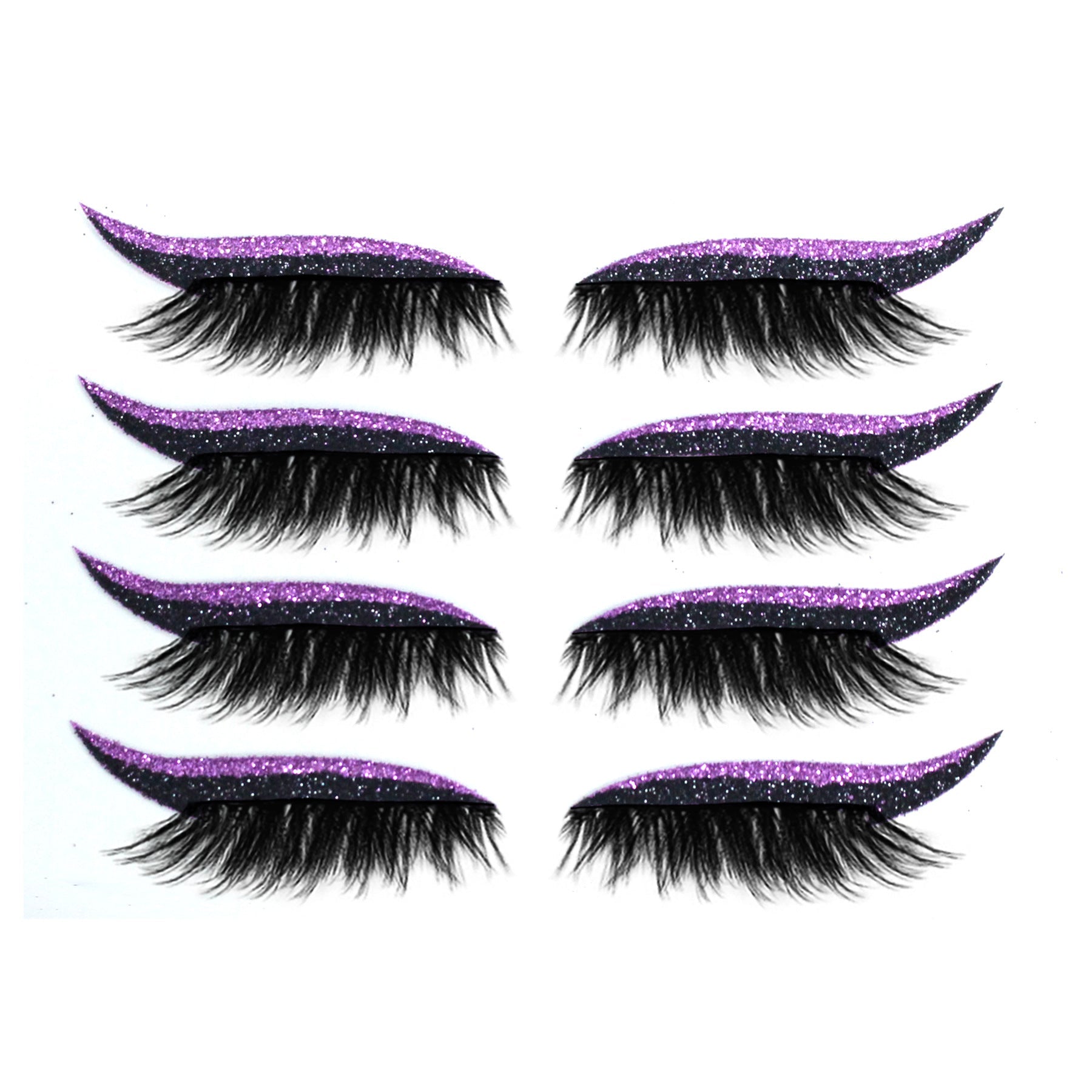 Mother's Day Sale-49% OFF🔥Reusable Eyeliner and Eyelash Stickers with Glitter