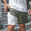 Fashion Hot NEW Men's Running Shorts Men 2 in 1 Sports Shorts Male Double-Deck Quick Drying Sports men Shorts Jogging Gym Shorts men OM9230 YD20001