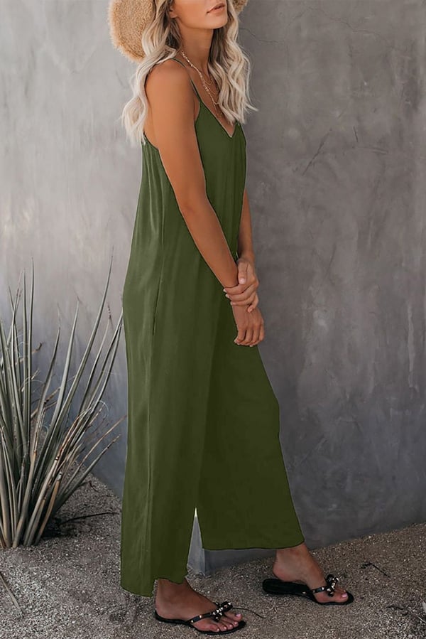 HOT SALE🔥Ultimate Flowy Jumpsuit with Pockets