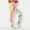 Women New High Waist Leggings Women Tie-dye Fitness Leggings Sexy Push Up Anti Cellulite Leggings Workout Sport Leggings OM9251