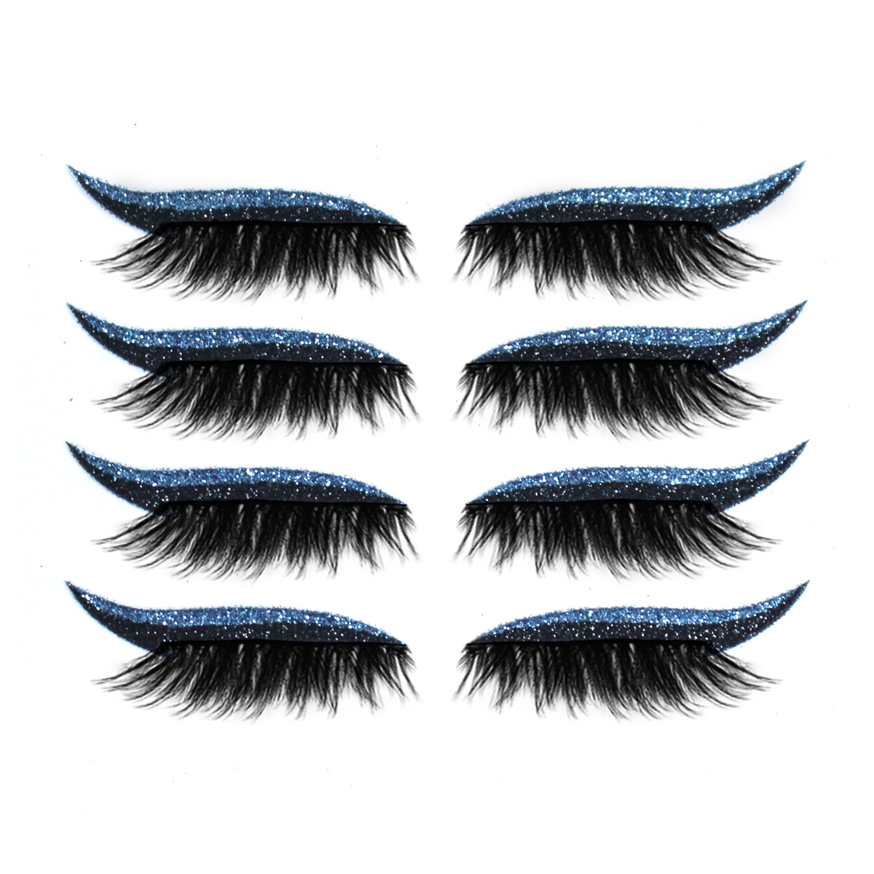 Mother's Day Sale-49% OFF🔥Reusable Eyeliner and Eyelash Stickers with Glitter