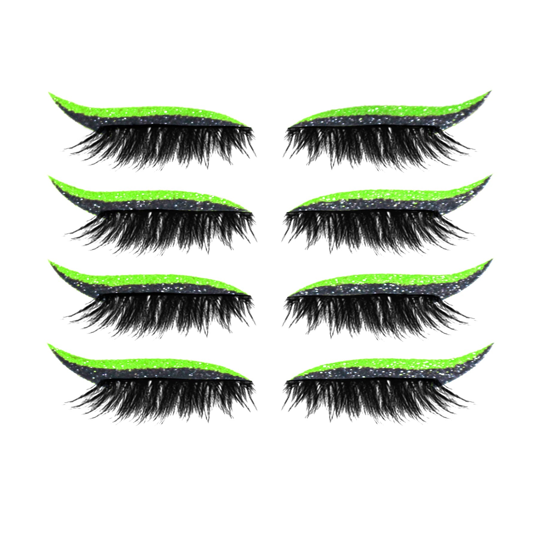 Mother's Day Sale-49% OFF🔥Reusable Eyeliner and Eyelash Stickers with Glitter