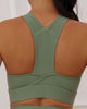 Fashion Women Solid Color Hollow Out Bra High Waist No Embarrassing Line Sports Leggings S-L