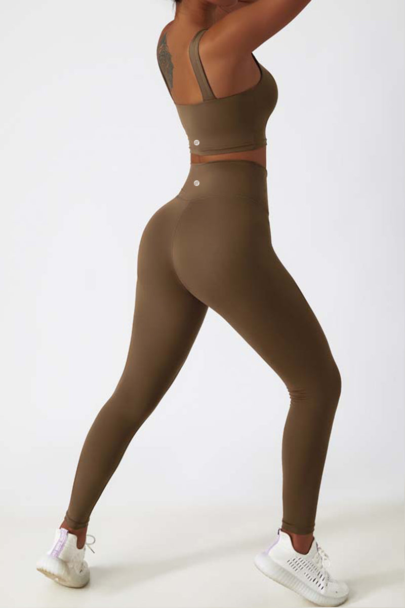 Maxpieny™ Buttery-soft Khaki Tulip Leggings
