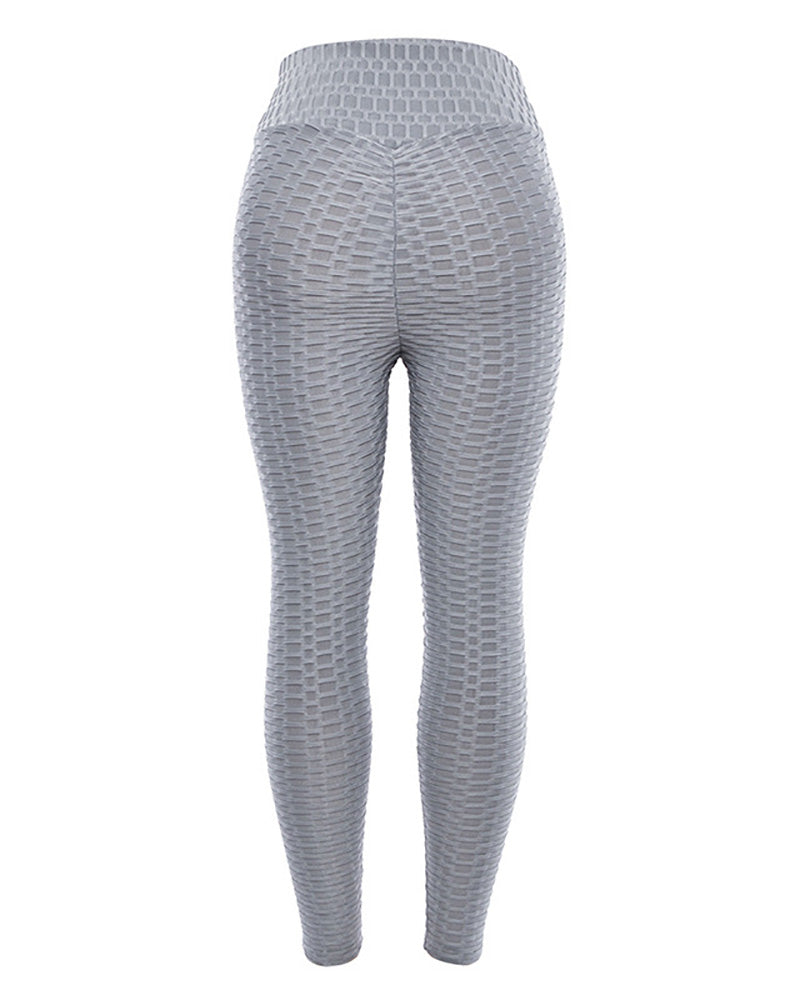 Plus Size 3XL Women Ruched Butt Life High Waist Yoga Pants Leggings