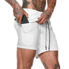 Fashion Hot NEW Men's Running Shorts Men 2 in 1 Sports Shorts Male Double-Deck Quick Drying Sports men Shorts Jogging Gym Shorts men OM9230 YD20001