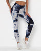 Women New High Waist Leggings Women Tie-dye Fitness Leggings Sexy Push Up Anti Cellulite Leggings Workout Sport Leggings OM9251