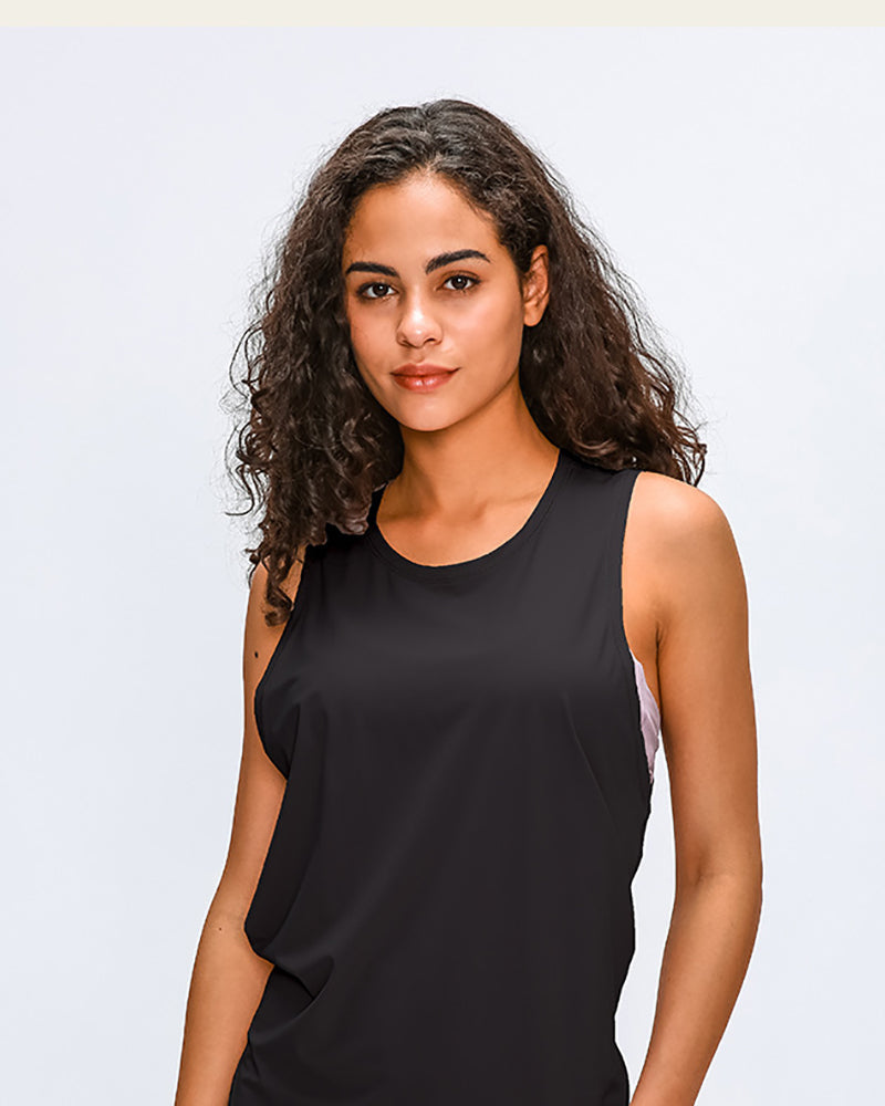Women Spring & Summer Breathable Quick Dry New Yoga T-shirt Vest 4-12