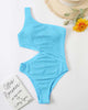 Single Shoulder Women Hollow Out One Piece Swimsuit S-XL
