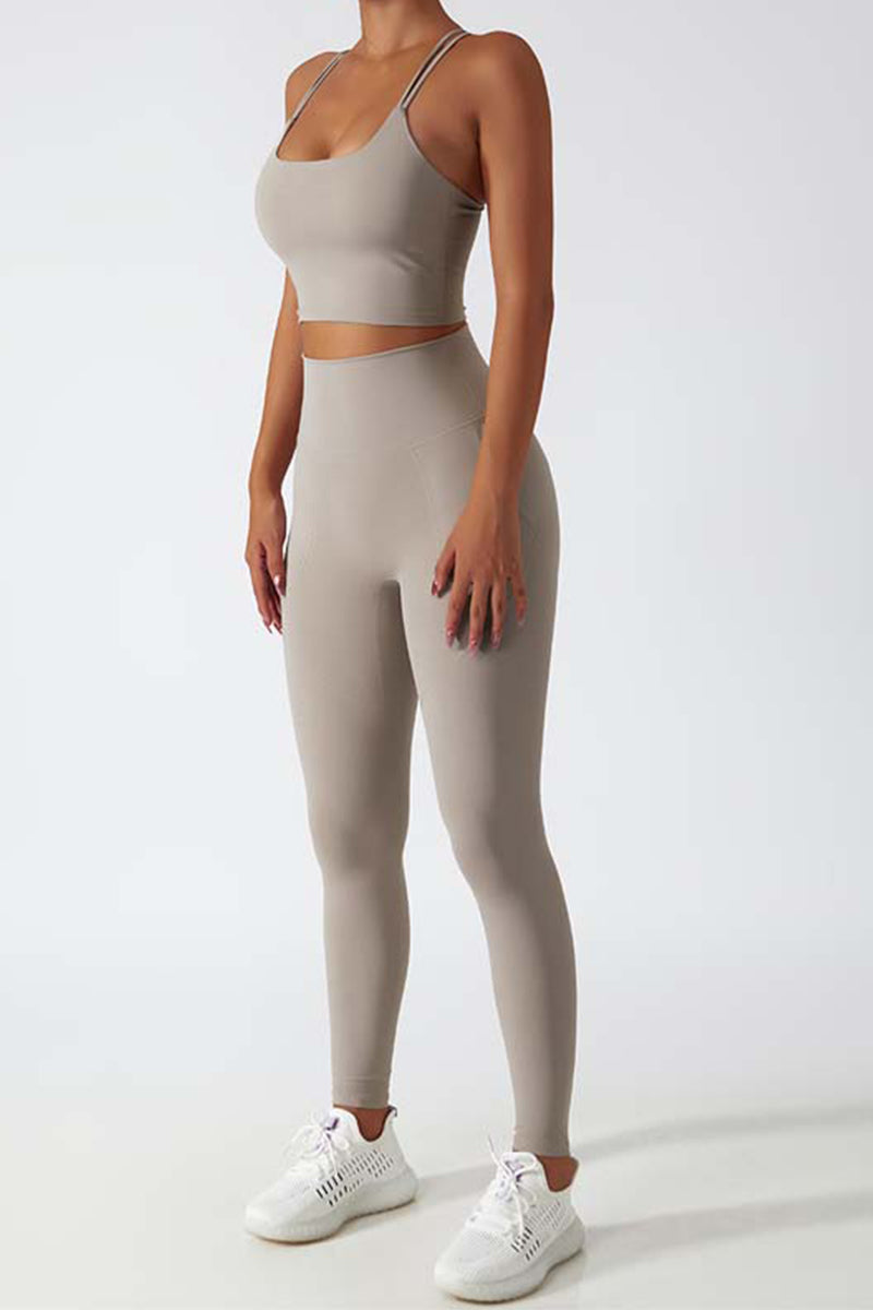 Maxpieny™ Quick-drying Ash Camphora Leggings with Pockets