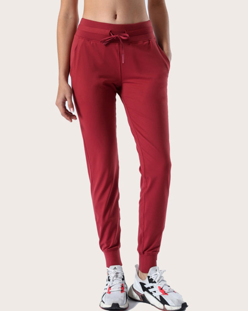 Women's High Waist Jogging Yoga Capris Casual Trousers Breathable Fitness Pants Women Squat Proof Leggings Sweatpants