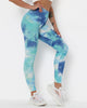 Women New High Waist Leggings Women Tie-dye Fitness Leggings Sexy Push Up Anti Cellulite Leggings Workout Sport Leggings OM9251