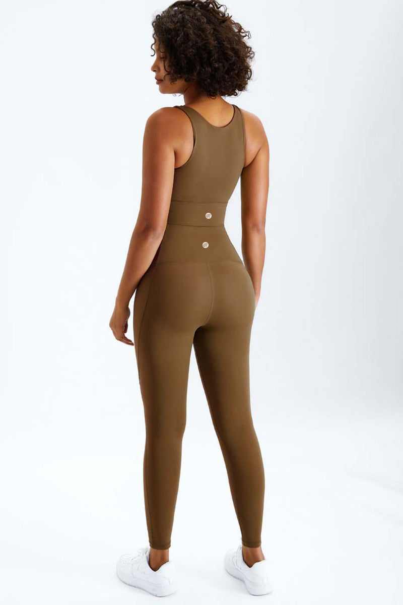 Maxpieny™ High Stretch Khaki Pine Leggings