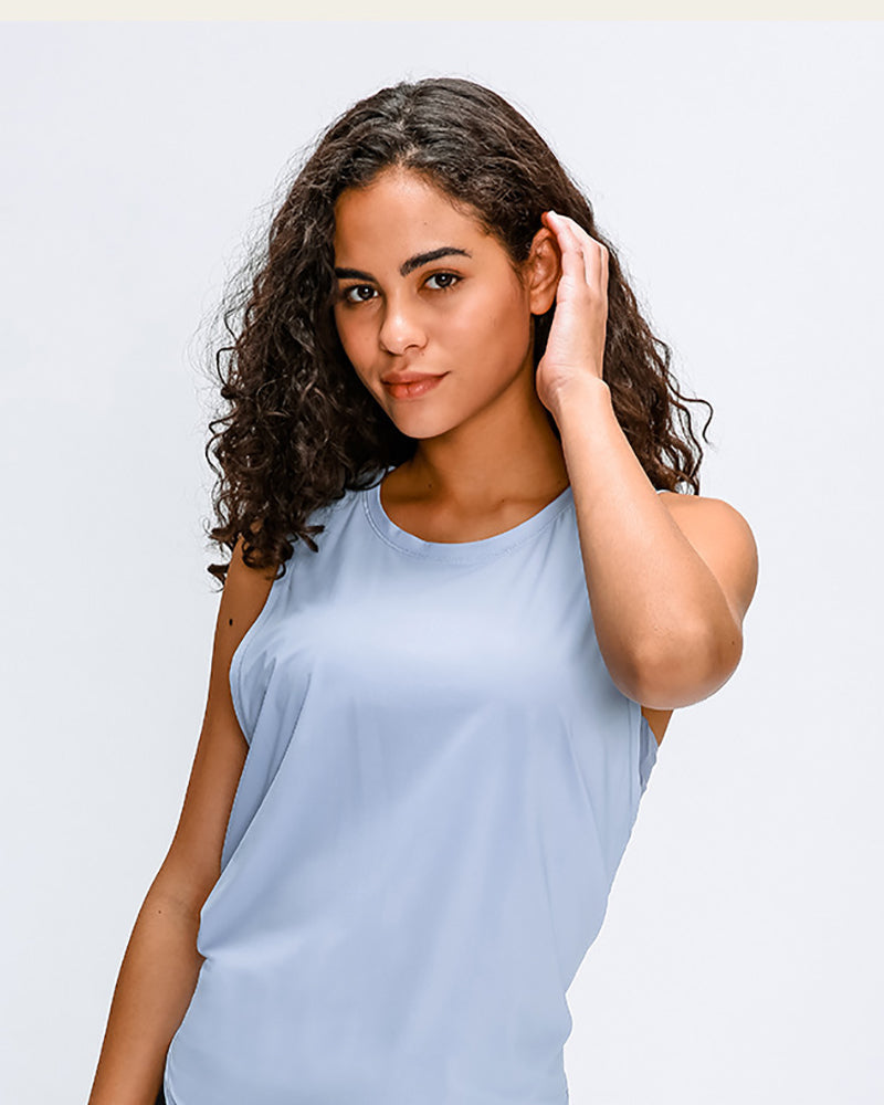 Women Spring & Summer Breathable Quick Dry New Yoga T-shirt Vest 4-12