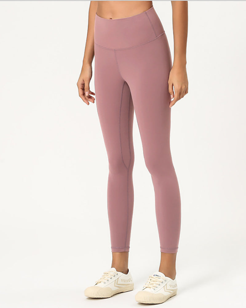 GYM Leggings Women Fitness High Waist Yoga Pants Elastic Sportswear Butt Lift Running Workout Tights 16 colors