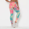 Women New High Waist Leggings Women Tie-dye Fitness Leggings Sexy Push Up Anti Cellulite Leggings Workout Sport Leggings OM9251