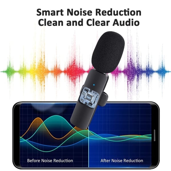 🔥Mother's DAY Sale 48% OFF🔥New Wireless Lavalier Microphone