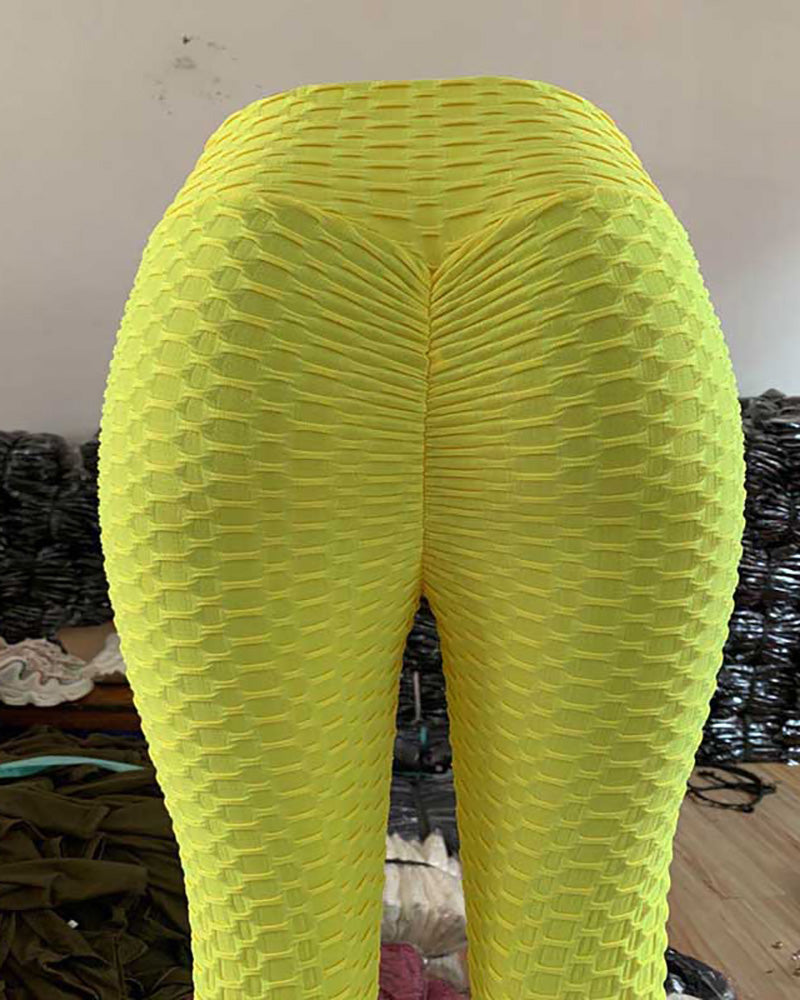 Plus Size 3XL Women Ruched Butt Life High Waist Yoga Pants Leggings