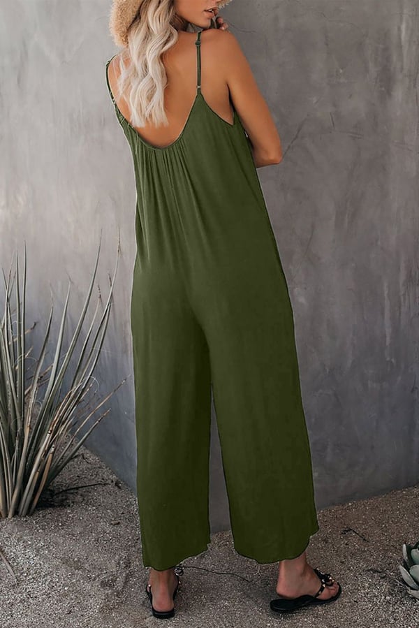 HOT SALE🔥Ultimate Flowy Jumpsuit with Pockets
