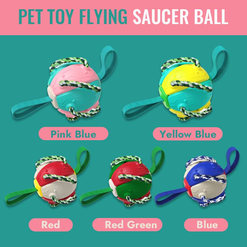🔥Mother's Day Sale-46% OFF up🐾Interactive Flying Disk Ball Dog Toy
