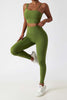 Maxpieny™  Buttery-soft Green Tulip Leggings
