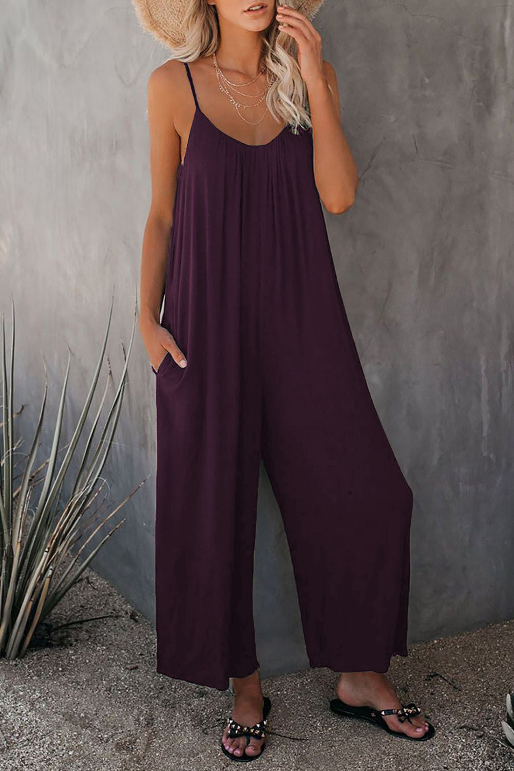 HOT SALE🔥Ultimate Flowy Jumpsuit with Pockets