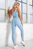 Maxpieny™ Sweat-wicking Blue Cherry Leggings