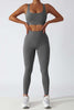 Maxpieny™ Quick-drying Grey Camphora Leggings with Pockets