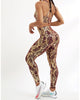 High Waist Fitness Leggings Tight-Fitting Elastic Bronzing Anti Cellulite Snake Peach Buttocks Legging Sport Women YJ10075