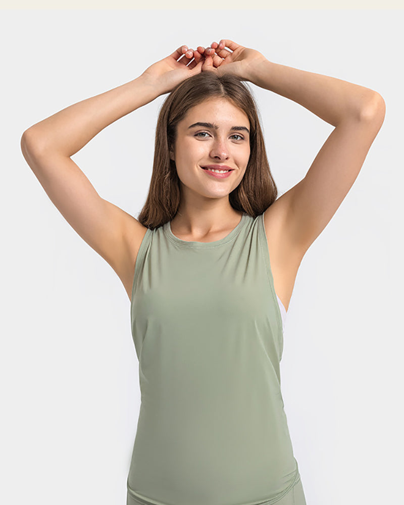 Women Spring & Summer Breathable Quick Dry New Yoga T-shirt Vest 4-12