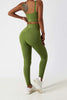 Maxpieny™  Buttery-soft Green Tulip Leggings