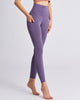 Slim High Waist Solid Color Side Pocket Women Plus Size Yoga Legging Purple Green Light Blue Black S-3XL