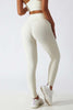 Maxpieny™ Quick-drying White Camphora Leggings with Pockets