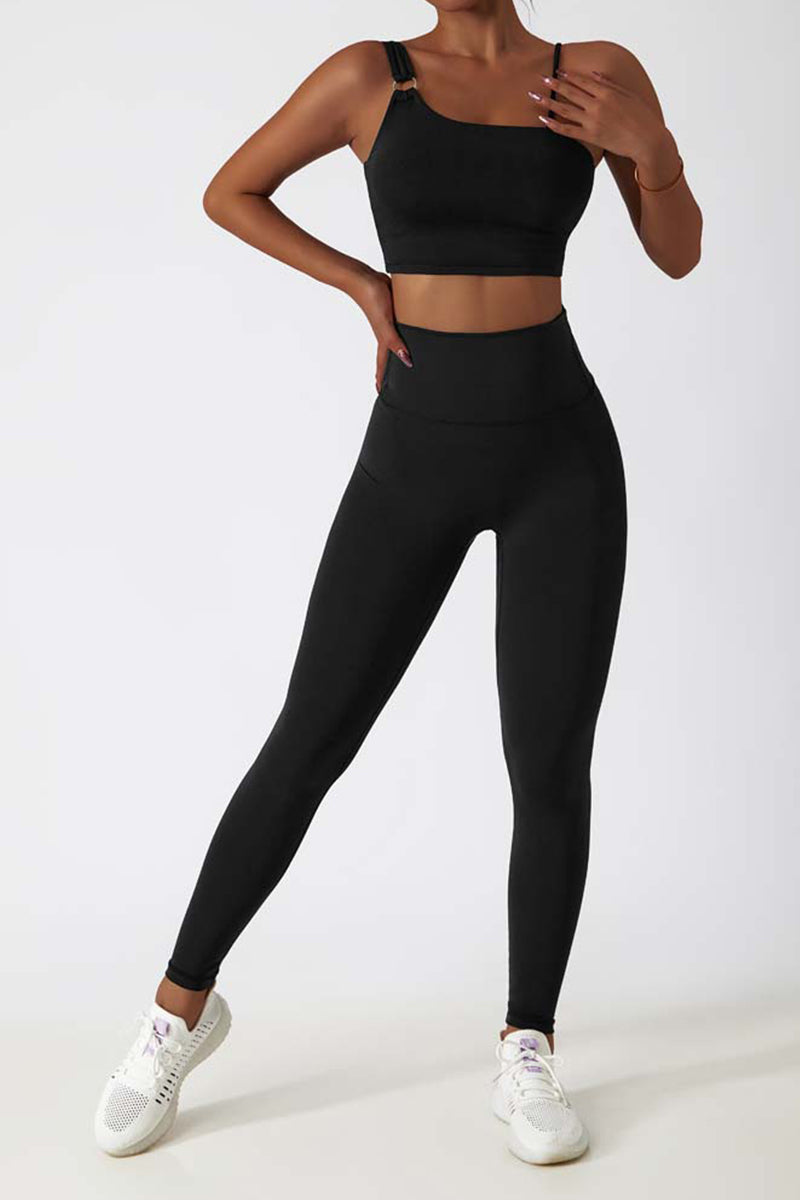 Maxpieny™  Buttery-soft Black Tulip Leggings