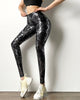 High Waist Fitness Leggings Tight-Fitting Elastic Bronzing Anti Cellulite Snake Peach Buttocks Legging Sport Women YJ10075