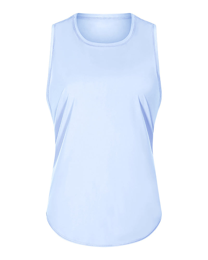 Women Spring & Summer Breathable Quick Dry New Yoga T-shirt Vest 4-12