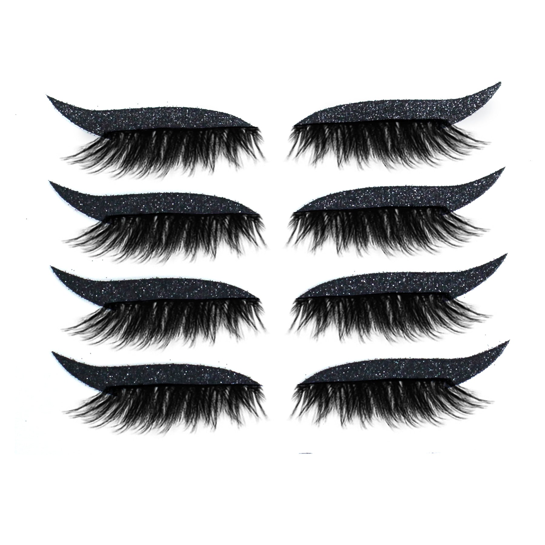 Mother's Day Sale-49% OFF🔥Reusable Eyeliner and Eyelash Stickers with Glitter