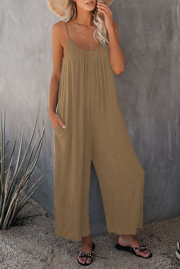 HOT SALE🔥Ultimate Flowy Jumpsuit with Pockets
