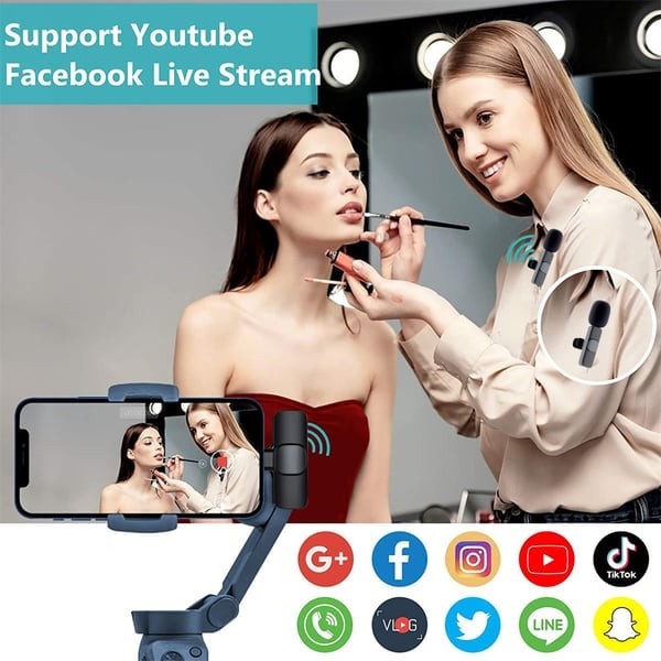🔥Mother's DAY Sale 48% OFF🔥New Wireless Lavalier Microphone