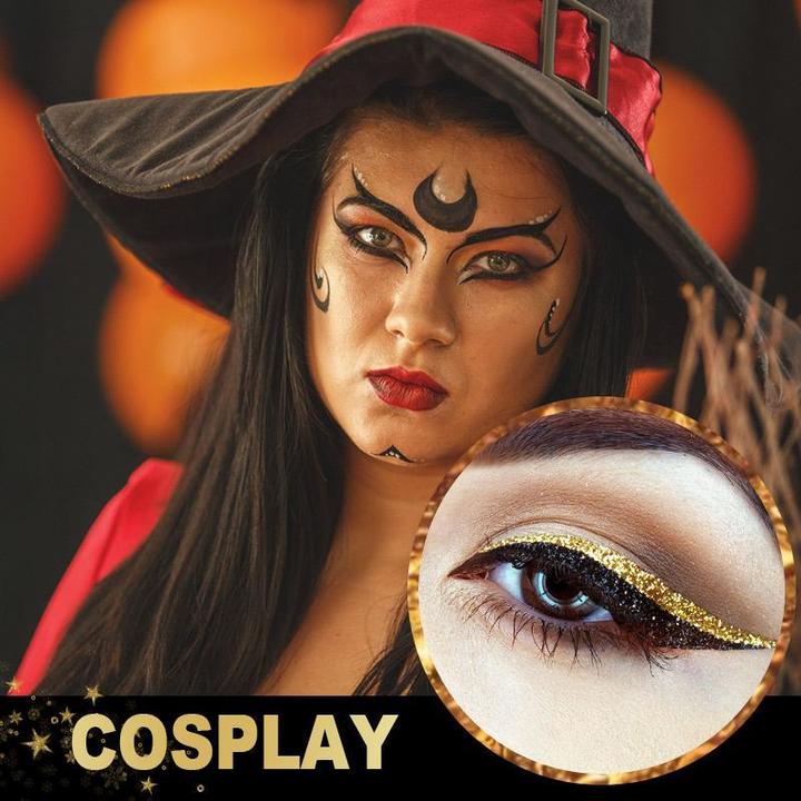 Mother's Day Sale-49% OFF🔥Reusable Eyeliner and Eyelash Stickers with Glitter