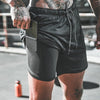 Fashion Hot NEW Men's Running Shorts Men 2 in 1 Sports Shorts Male Double-Deck Quick Drying Sports men Shorts Jogging Gym Shorts men OM9230 YD20001