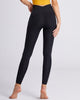 Slim High Waist Solid Color Side Pocket Women Plus Size Yoga Legging Purple Green Light Blue Black S-3XL