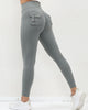 Women High Waist Back Pocket Running Fitness Leggings S-L