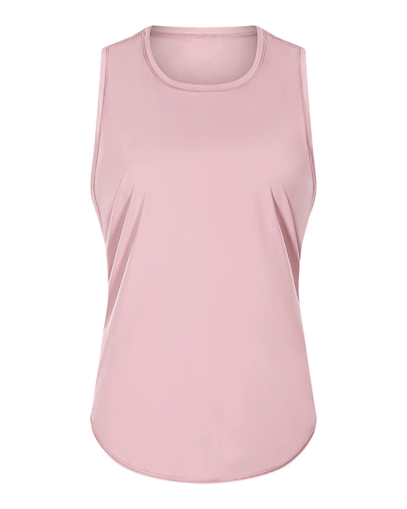 Women Spring & Summer Breathable Quick Dry New Yoga T-shirt Vest 4-12
