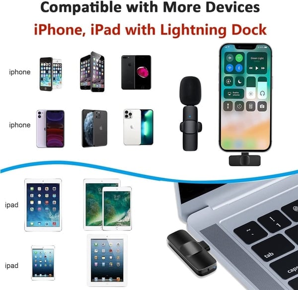 🔥Mother's DAY Sale 48% OFF🔥New Wireless Lavalier Microphone
